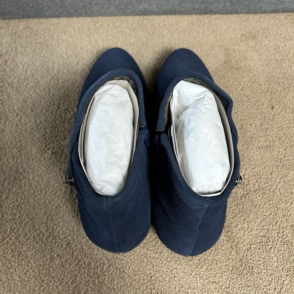 Array Women's Cheyenne Blue Leather Chukka Boots Size 9M- NEW - Picture 6 of 9